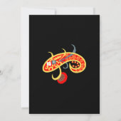 Paisley-Muster | Abstrakte Blumen | Boho-Kunst Save The Date (Rückseite)
