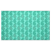 Paisley-Muster, Aqua und Türkis Stoff (Fat Quarter (45,7 x 55,9 cm))