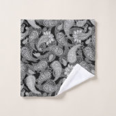 Paisley-Muster Badhandtuch Set (Waschlappen)