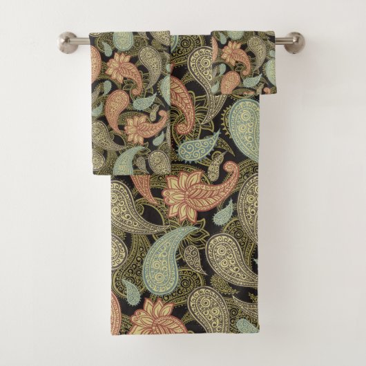 Paisley-Muster  Badhandtuch Set (Insitu)