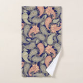 Paisley-Muster Badhandtuch Set (Handtuch)