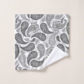 Paisley-Muster Badhandtuch Set (Waschlappen)