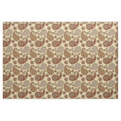 Paisley-Muster, braun, braun, beige Stoff (Fat Quarter (45,7 x 55,9 cm))