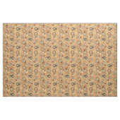 Paisley Muster Brown und aquamarin Stoff (Yard (91,4 cm))