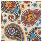 Paisley Muster bunt Stoff (Nahaufnahme)