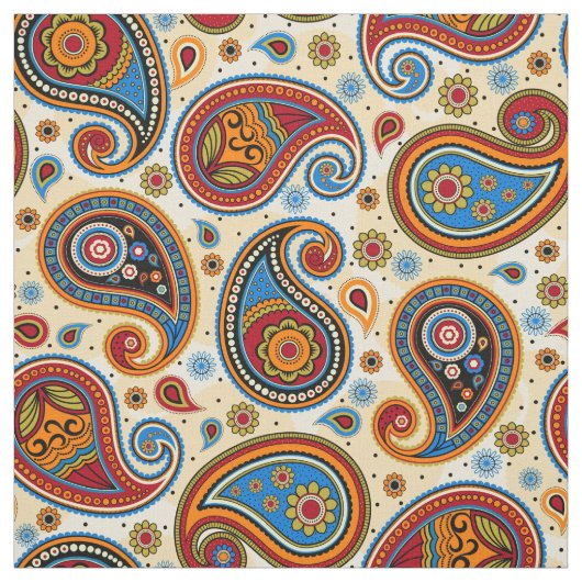 Paisley Muster bunt Stoff (Muster)