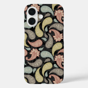 Paisley-Muster iPhone 16 Hülle