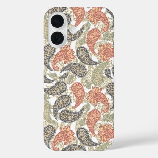 Paisley-Muster  Case-Mate iPhone Hülle (Rückseite)