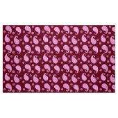 Paisley-Muster, Eispink und Bordeaux Stoff (Fat Quarter (45,7 x 55,9 cm))