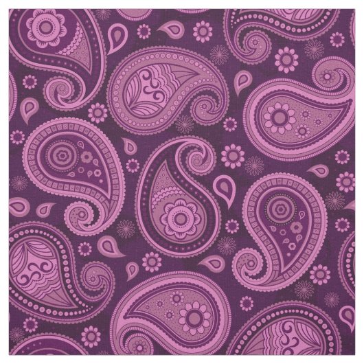 Paisley-Muster elegant lila Stoff (Muster)