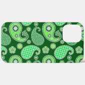 Paisley-Muster, Emerald und Jade Green Case-Mate iPhone Hülle (Rückseite / Rechts)
