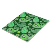 Paisley-Muster, Emerald und Jade Green Fliese (Seite)