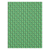 Paisley-Muster, Emerald und Jade Green Tischdecke (Vorderseite)