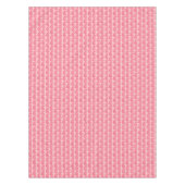 Paisley-Muster, Farbtöne von Korallenrosa Tischdecke (Vorderseite)