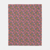 Paisley-Muster. Fleecedecke (Vorderseite)