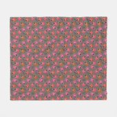 Paisley-Muster. Fleecedecke (Vorderseite (Horizontal))