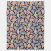 Paisley-Muster Fleecedecke (Vorderseite)