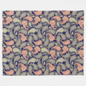 Paisley-Muster Fleecedecke (Vorderseite (Horizontal))