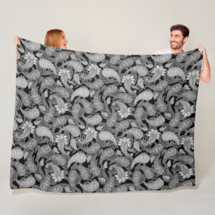 Paisley-Muster Fleecedecke