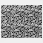 Paisley-Muster Fleecedecke (Vorderseite (Horizontal))