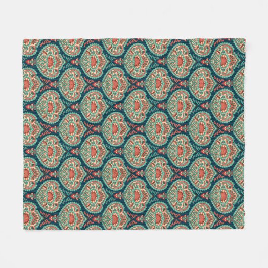 Paisley-Muster Fleecedecke (Vorderseite (Horizontal))