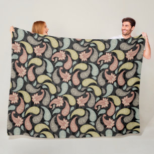 Paisley-Muster Fleecedecke