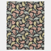 Paisley-Muster Fleecedecke (Vorderseite)