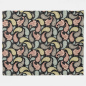 Paisley-Muster Fleecedecke (Vorderseite (Horizontal))