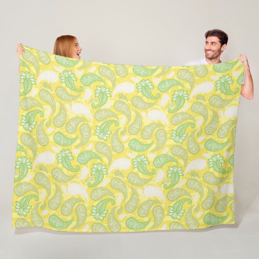 Paisley-Muster Fleecedecke (Beispiel)