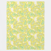 Paisley-Muster Fleecedecke (Vorderseite)