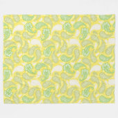 Paisley-Muster Fleecedecke (Vorderseite (Horizontal))