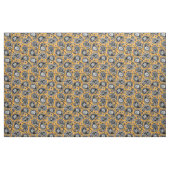 Paisley-Muster gelb Schwarz-weiß Stoff (Yard (91,4 cm))