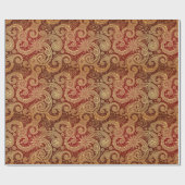Paisley-Muster Geschenkpapier (Flach)