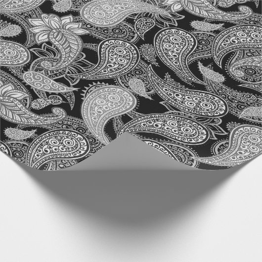 Paisley-Muster Geschenkpapier (Ecke)