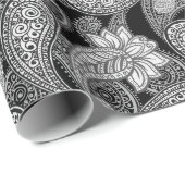 Paisley-Muster  Geschenkpapier (Rolleneckpunkt)