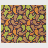 Paisley-Muster Geschenkpapier (Flach)