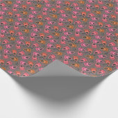 Paisley-Muster. Geschenkpapier (Ecke)