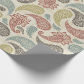Paisley-Muster Geschenkpapier (Ecke)