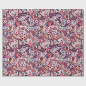 Paisley-Muster Geschenkpapier (Flach)