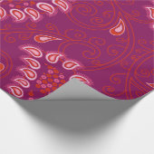 Paisley-Muster Geschenkpapier (Ecke)