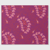 Paisley-Muster Geschenkpapier (Flach)
