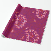 Paisley-Muster Geschenkpapier (Ungerollt)