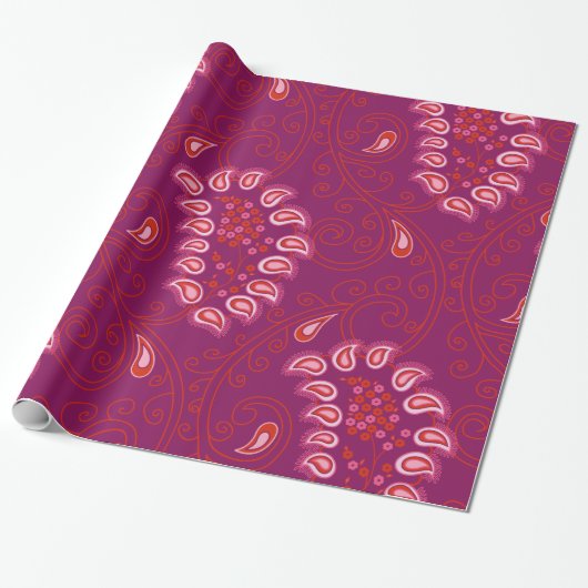 Paisley-Muster Geschenkpapier (Ungerollt)