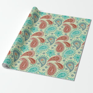 Paisley-Muster Geschenkpapier