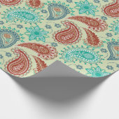 Paisley-Muster Geschenkpapier (Ecke)