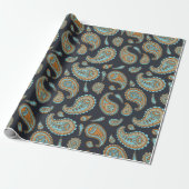 Paisley-Muster Geschenkpapier (Ungerollt)