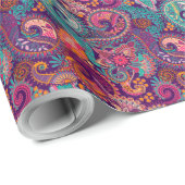 Paisley-Muster Geschenkpapier (Rolleneckpunkt)