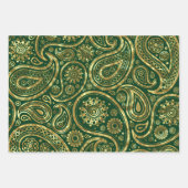 Paisley-Muster Geschenkpapier Set (Vorderseite 3)