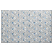 Paisley-Muster-Grau und Marine-Blau Stoff (Yard (91,4 cm))