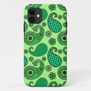 Paisley-Muster, Jade- und Minzgrün Case-Mate iPhone Hülle